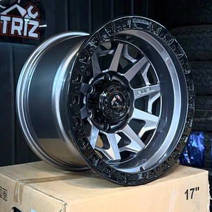 LLANTAS 16X10 6X139 ET -25 FUEL GRIS GLOSS