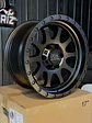 llantas 17x9 6x139.7 ET -12  KING OFF ROAD NEGRO MATE ( 4 llantas ) - Miniatura 1