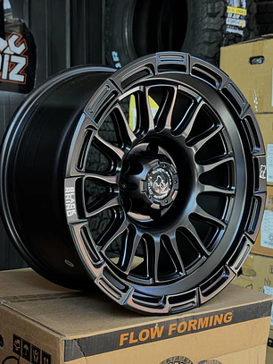 llanta 17x9 6x139.7 et 0 blackrhino negro mate (4 llantas )