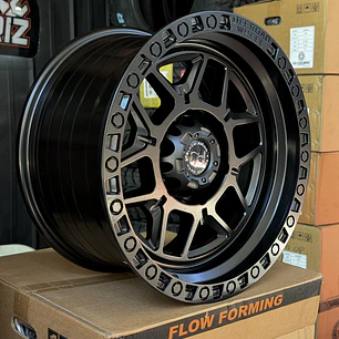 llanta 17x9 6x139.7 et 0 black rhino negro mate ( 4 llantas )