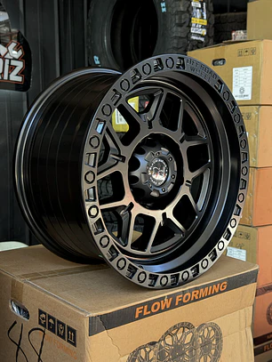 llanta 17x9 6x139.7 et 0 black rhino negro mate ( 4 llantas )
