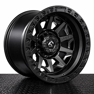 Llantas 16x10 6x139.7 NEGRA -25 FUEL  ( 4 LLANTAS )