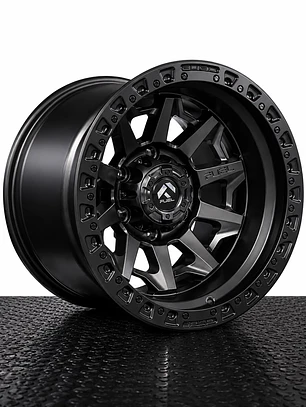 Llantas 16x10 6x139.7 NEGRA -25 FUEL  ( 4 LLANTAS )