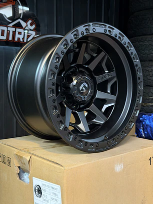 Llantas 16x10 6x139.7 NEGRA -25 FUEL  ( 4 LLANTAS )
