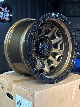 LLANTAS 16X10 6X139 ET-25 FUEL BRONCE GLOSS ( 4 llantas )