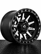 16x10 6X139.7 FUEL ET -25 NEGRO MATE ( 4 LLANTAS ) - Miniatura 1