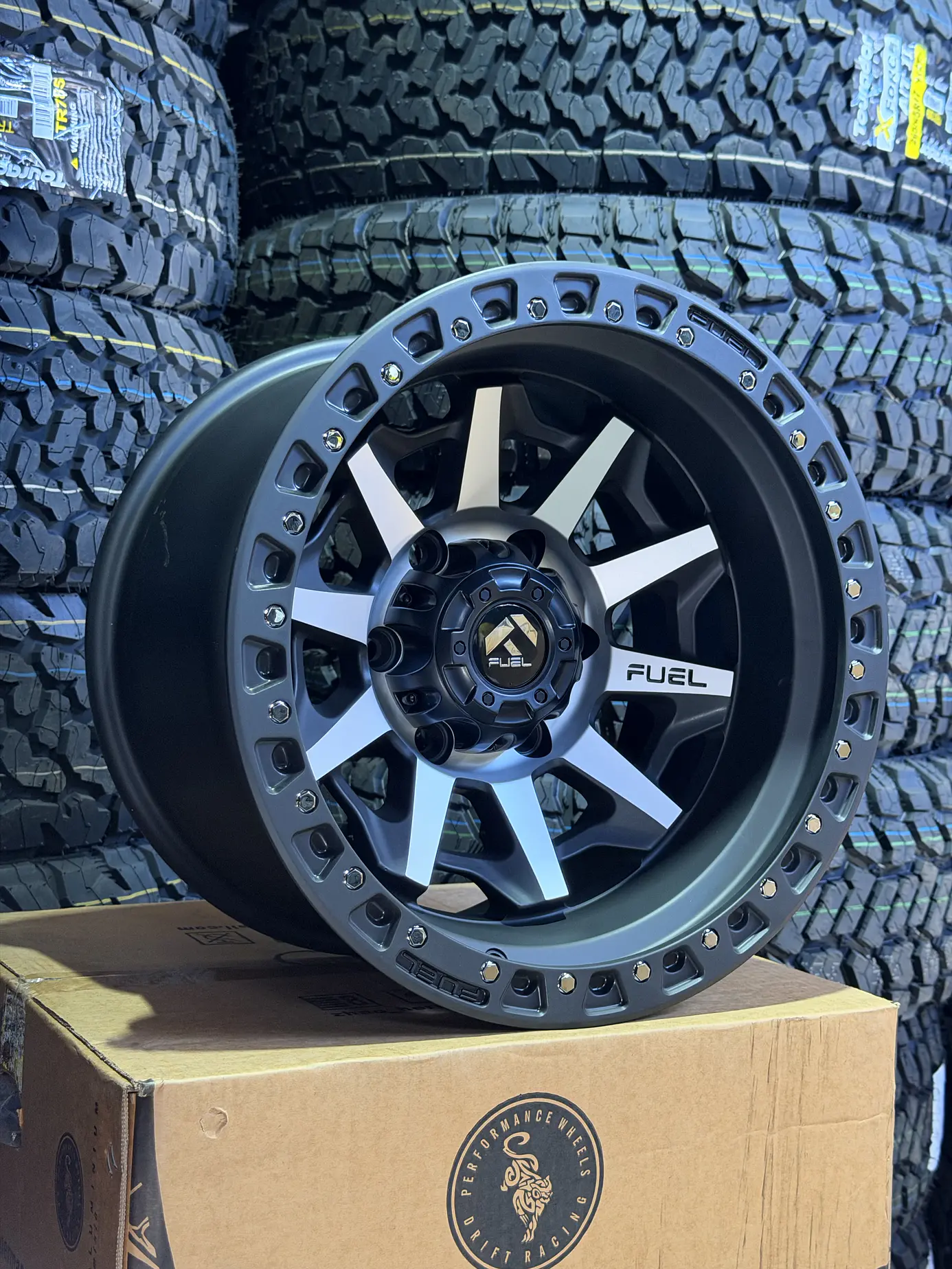 16x10 6X139.7 FUEL ET -25 NEGRO MATE ( 4 LLANTAS ) 2