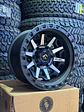 16x10 6X139.7 FUEL ET -25 NEGRO MATE ( 4 LLANTAS ) - Miniatura 2