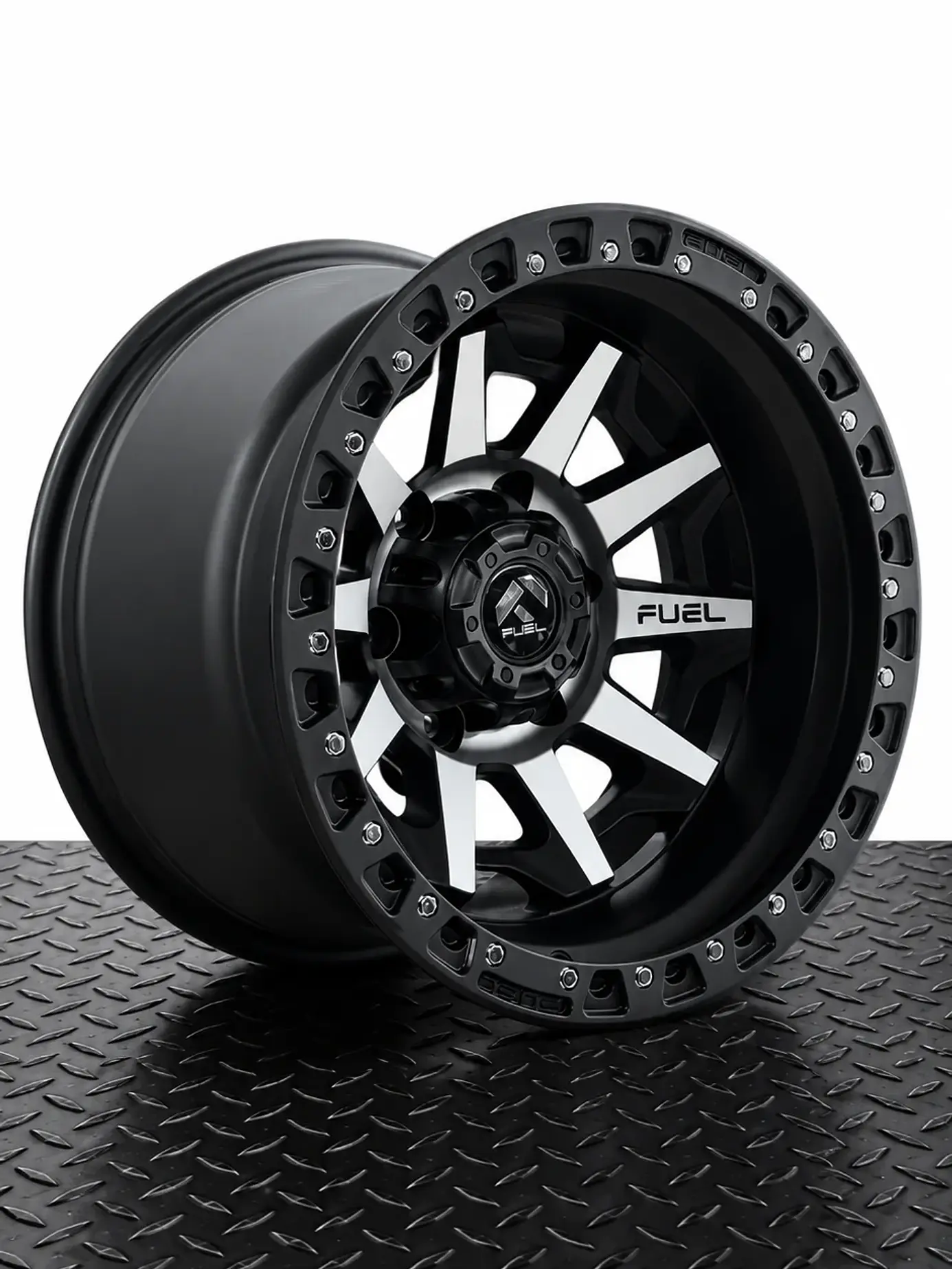 16x10 6X139.7 FUEL ET -25 NEGRO MATE ( 4 LLANTAS ) 3