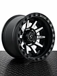 16x10 6X139.7 FUEL ET -25 NEGRO MATE ( 4 LLANTAS ) - Miniatura 3