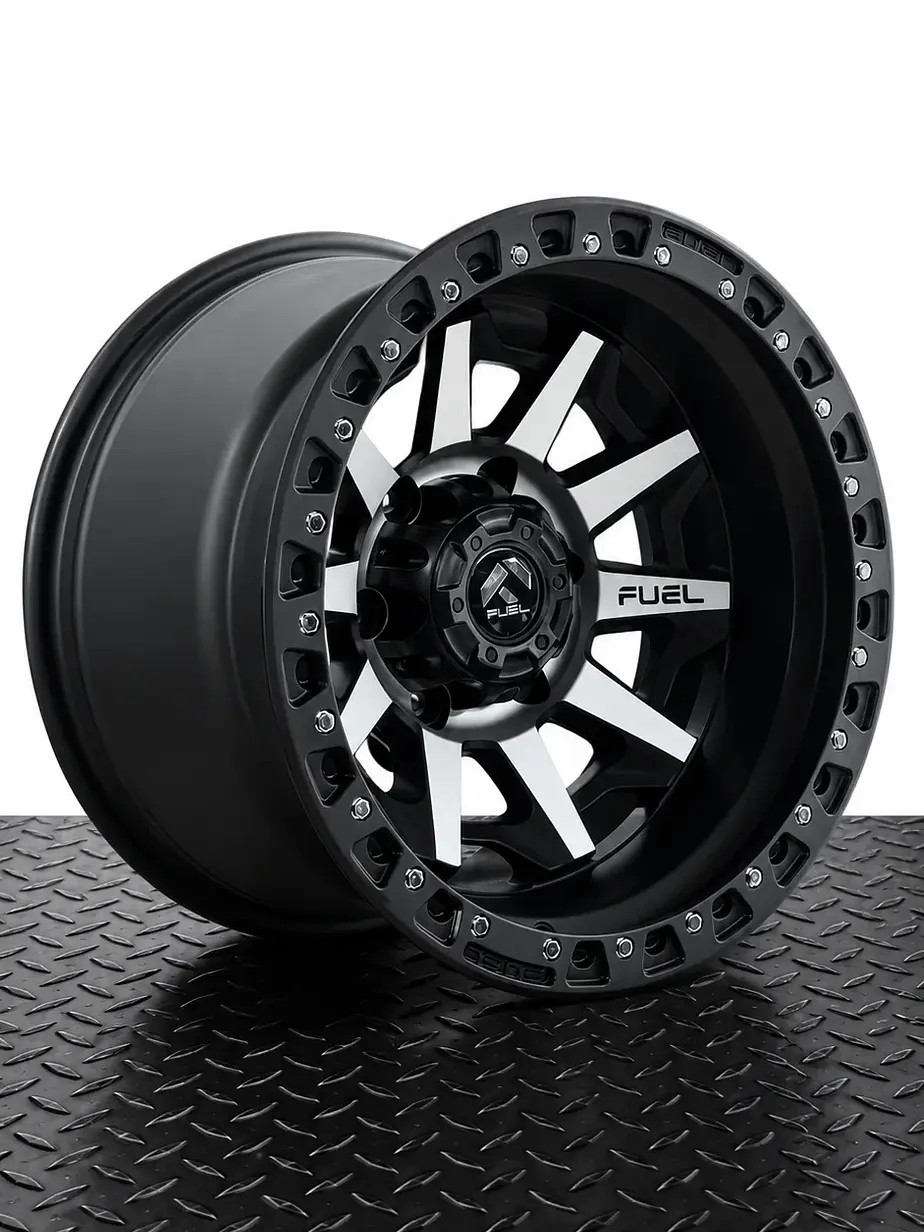 16x10 6X139.7 FUEL ET -25 NEGRO MATE ( 4 LLANTAS ) 3