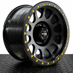 LLANTAS 17X9 5X127 ET -12 NEGRO MATE ( 4 LLANTAS )