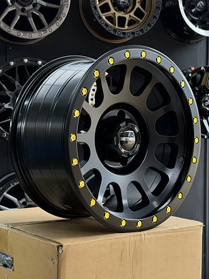 LLANTAS 17X9 5X127 ET -12 NEGRO MATE ( 4 LLANTAS )