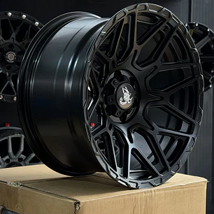 LLANTAS 17X9 6X114 ET -12 ESCORPION NEGRO MATE (4 LLANTAS)