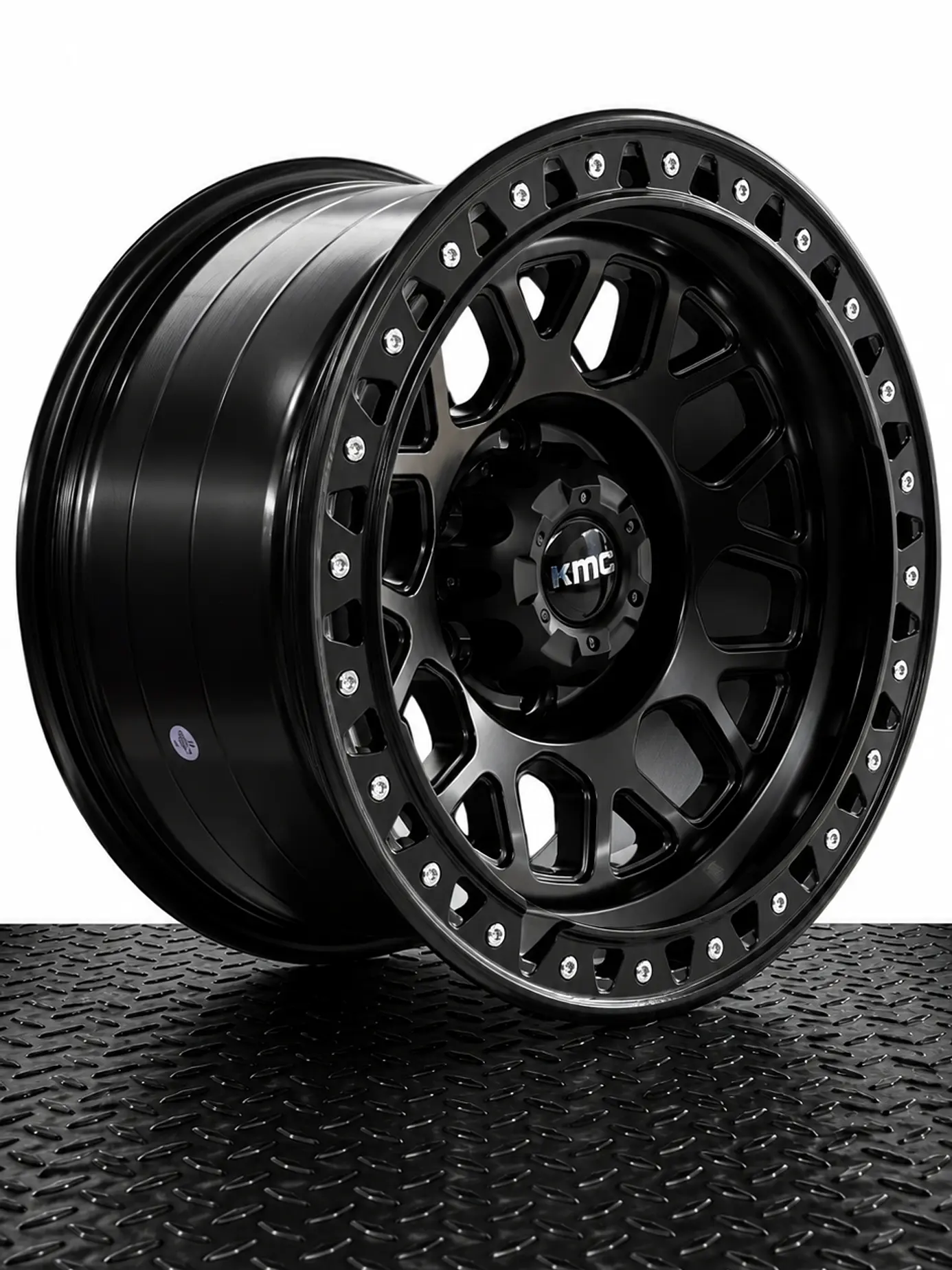 LLANTAS 17X9 6X139.7 ET 0 KMC NEGRO MATE BRILLANTE ( 4 LLANTAS ) 1