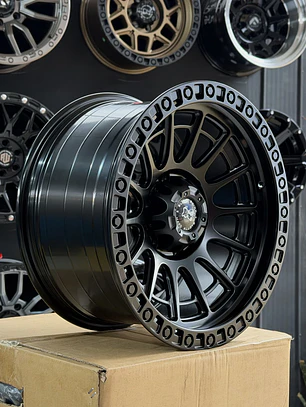 llantas 17x9 6x139.7 blackrhino et 0 negro mate (4 llantas)