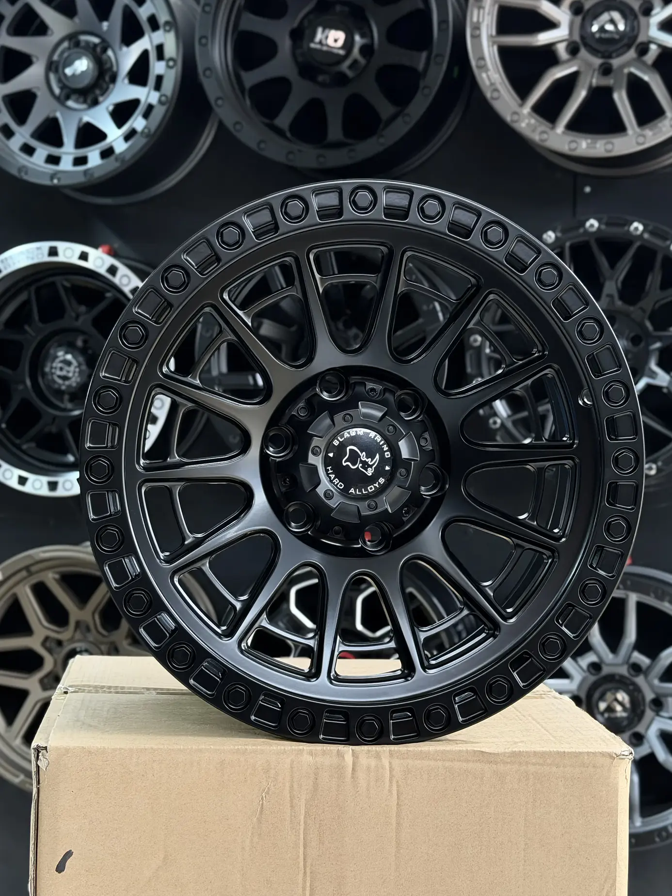 LLANTAS 17X9 6X139.7 BLACKRHINO ET -12 NEGRO MATE (4 LLANTAS) 2