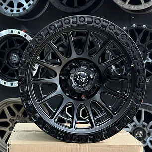 llantas 17x9 6x139.7 blackrhino et 0 negro mate (4 llantas)