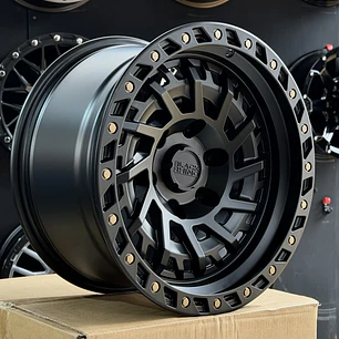 llanta 17x9 6x139.7 et -10 blackrhino negro mate (4 llantas )