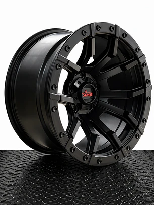 LLANTAS 17X9 5X127 AMS  ET -15 NEGRO MATE ( 4 LLANTAS )