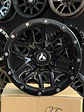 LLANTA 17X9 6X139.7 ET -10 RAXER BLACK MATE ( 4 LLANTAS ) - Miniatura 3