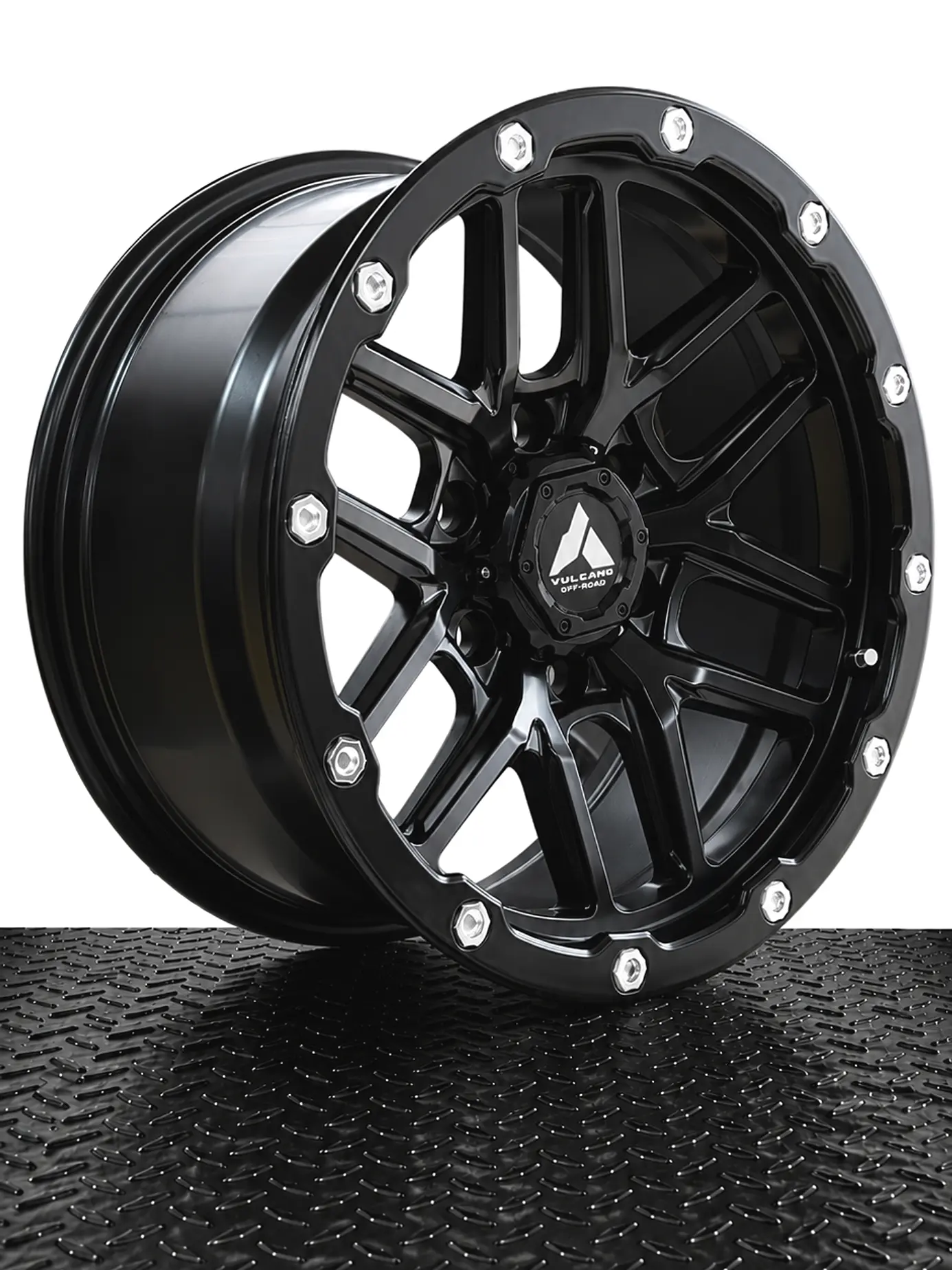 LLANTA 17X9 6X139.7 ET -10 RAXER BLACK MATE ( 4 LLANTAS ) 1