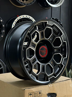 llanta 17x8 6x139.7 et 5 negro mate trd ( 4 llantas )