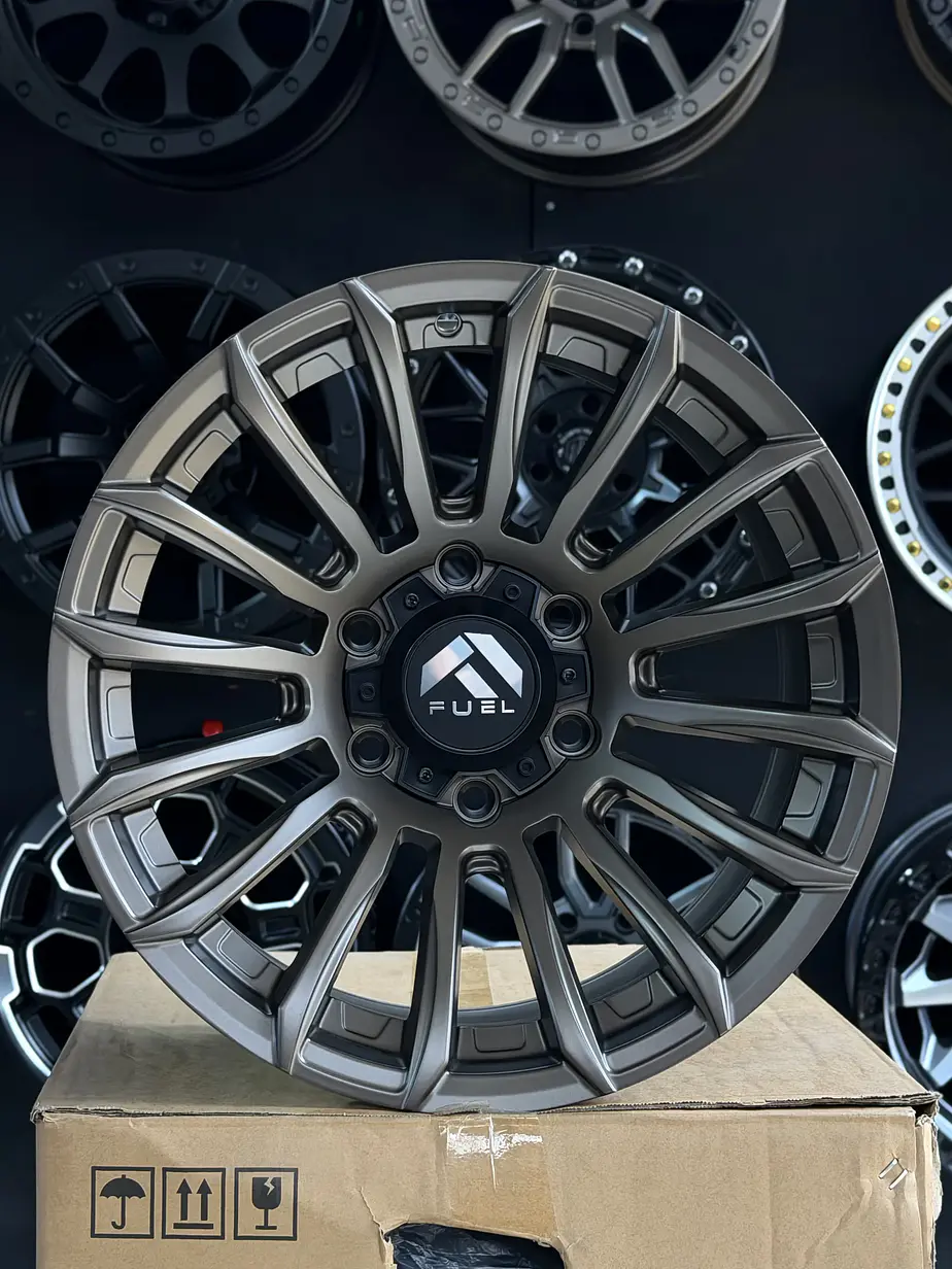 llantas 17x9 6x139.7 fuel et 0 bronce ( 4 llantas ) 2