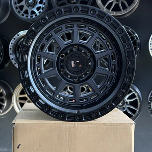 llanta 17x10 6x135 et -15 negro- gris mate (4 llantas)
