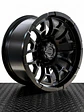 llanta 17x9 6x139.7 et -12 blackrhino negro mate ( 4 llantas ) - Miniatura 1
