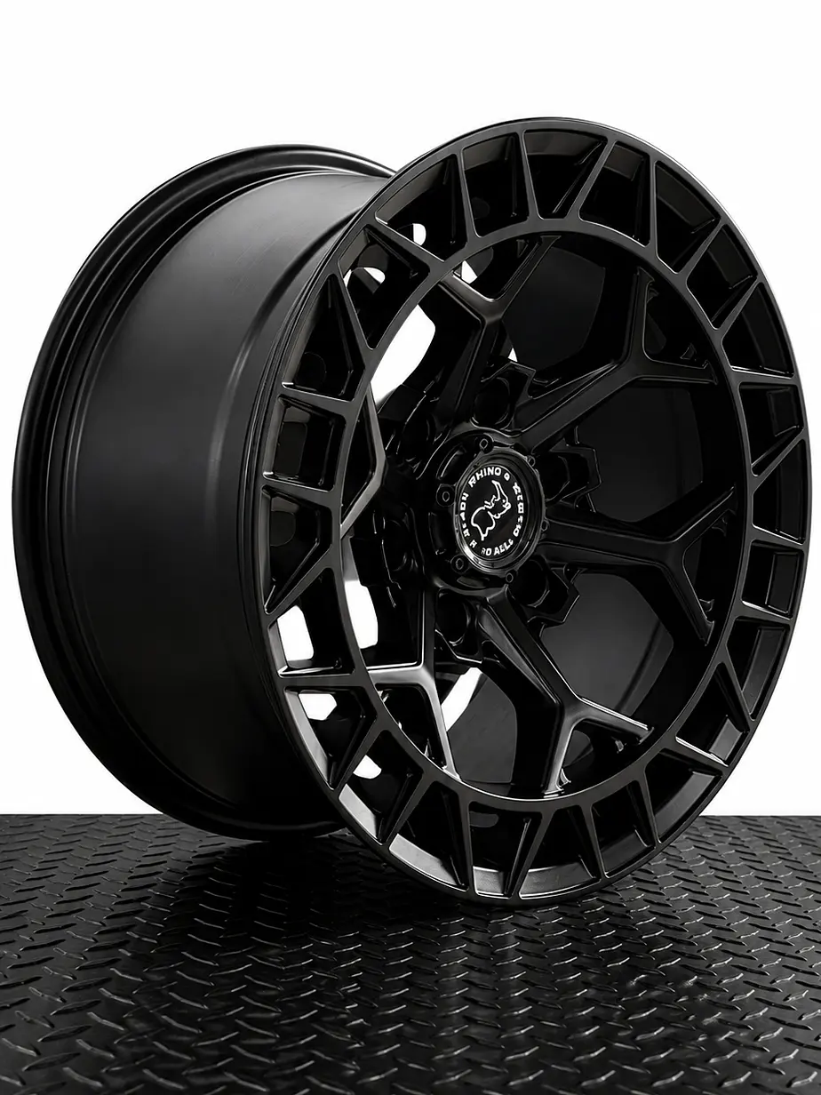 llanta 17x9 6x139.7 et -15 blackrhino negro mate (4 llantas) 1