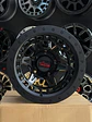 llanta 15x10 5x114 ams negra mate ( 4 llantas ) - Miniatura 2