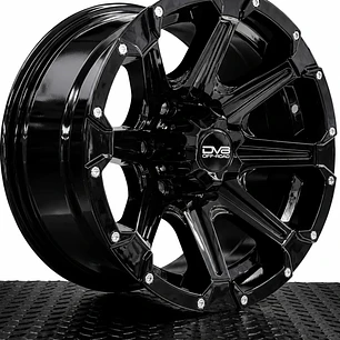 llanta 16x8 6x139.7 et-15 negro brillante ( 4 llantas)