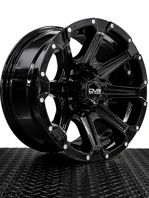 llanta 16x8 6x139.7 et-15 negro brillante ( 4 llantas)