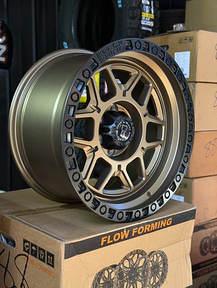 LLANTAS 16 6X114 ET 0 BLACKRHINO BRONCE ( 4 LLANTAS)