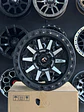 16x10 6X139.7 FUEL ET -25 NEGRO MATE ( 4 LLANTAS ) - Miniatura 2