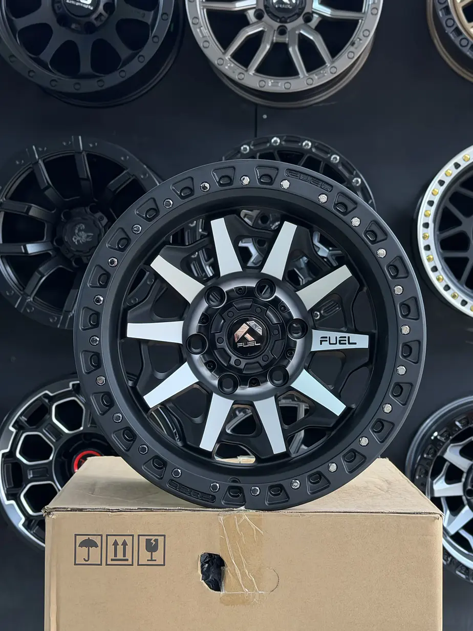 16x10 6X139.7 FUEL ET -25 NEGRO MATE ( 4 LLANTAS ) 2