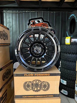 llanta 17x9 6x139.7 et 0 blackrhino negro mate (4 llantas )