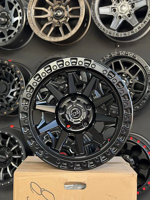 Llantas 17x9 5x130 et -12 blackrhino negro mate 