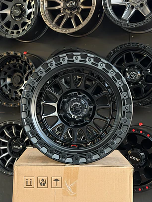 Llantas 17x9 6x114.3 Et -12 blackrhino negro mate 