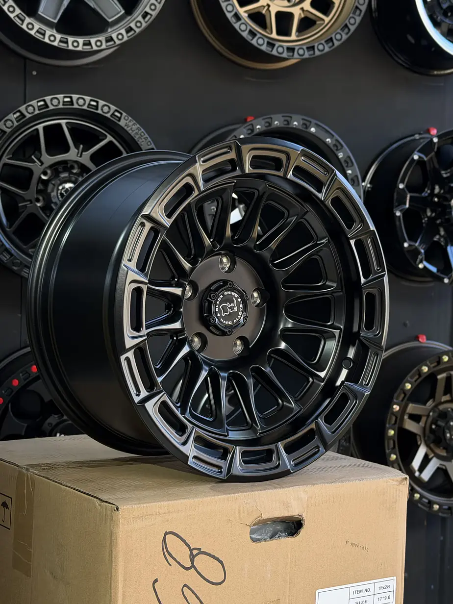 Llantas 17x9 5x130 et 0 blackrhino negro mate  1