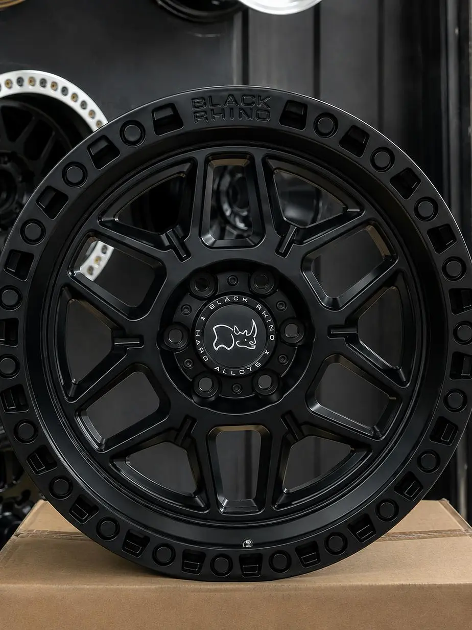 17X9 6x130 et -10 black rhino negro mate 2