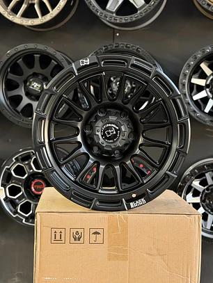 Llantas 17x9 6x139.7 et 0 blackrhino negro mate 