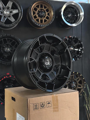 Llantas 17x9 6x139.7 et -5 scorpion negro mate 