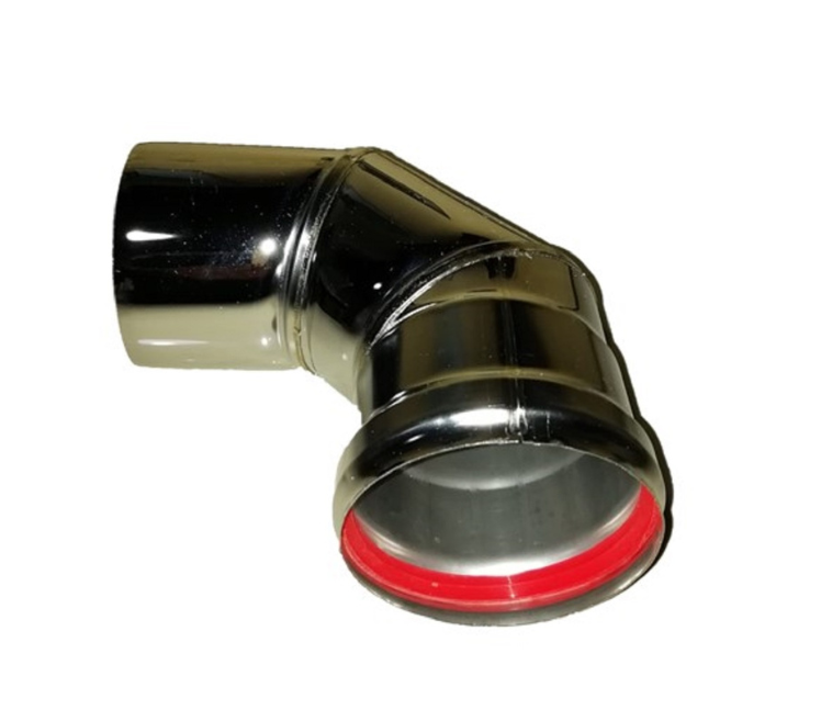 Codo de 90° de 80mm