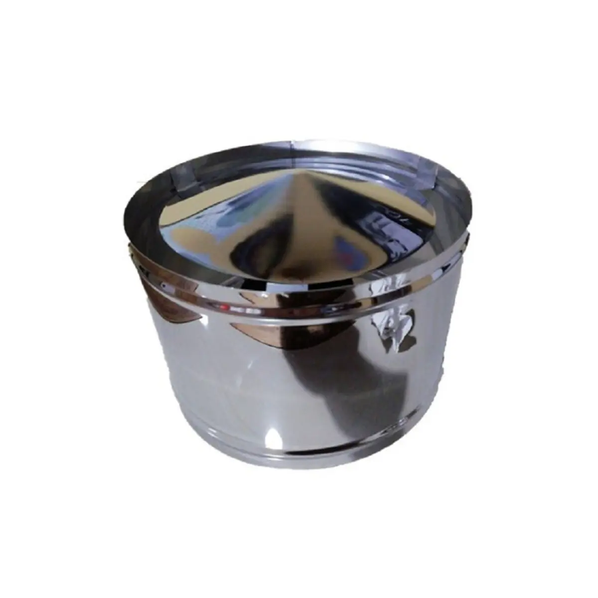 Gorro para Estufas a Pellet de 5" a 80mm Acero Inoxidable