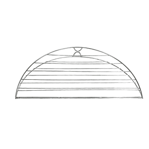 Parrilla superior plegable