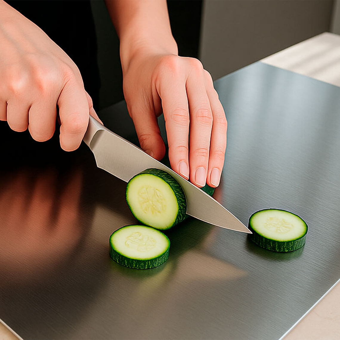 Tabla de Cortar de Acero Inoxidable 304 - M 4