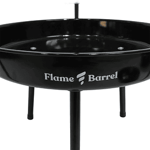 Asador colgante negro