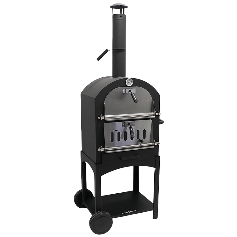 Horno asador con chimenea 1
